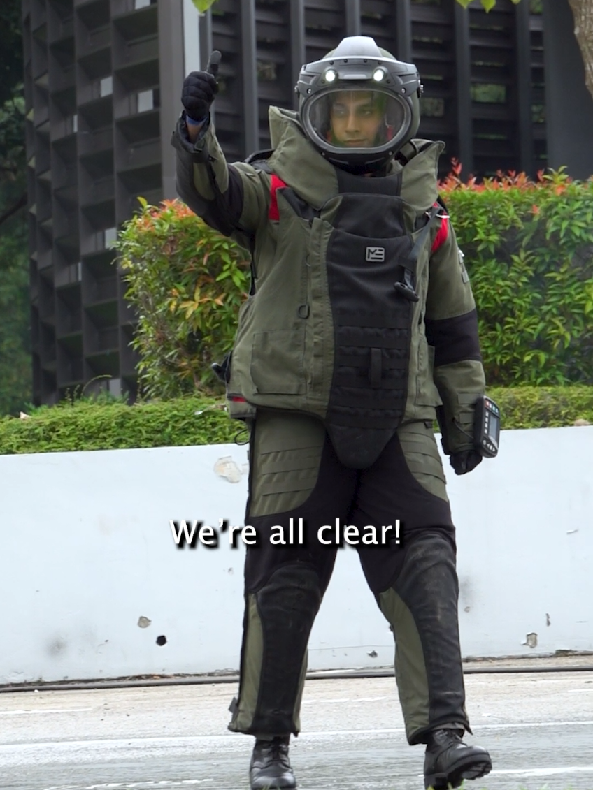 An Explosive Ordnance Disposal (EOD) Team participated in Exercise Heartbeat 2025, a counter-terrorism drill organised by the SPF and supported by the SCDF. Here’s a glimpse of what they did to 