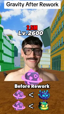Gravity Before And After Rework #foryoupage #fyp #games #bloxfruits #bloxfruit #robloxfyp 
