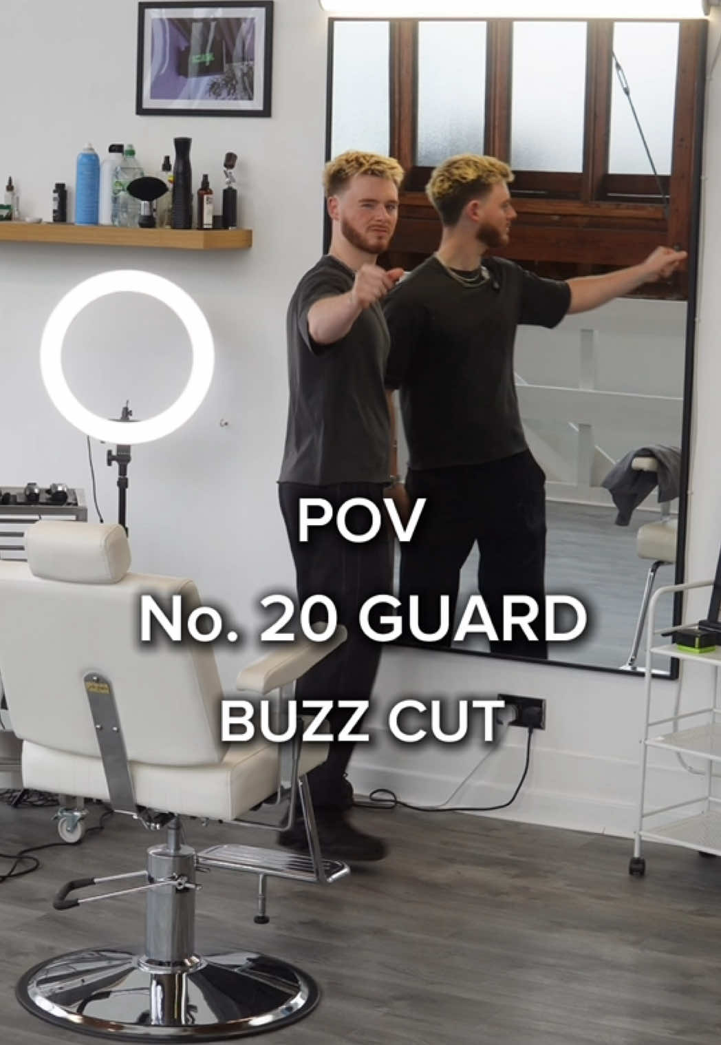 The 20 guard buzz cut in full swing. Styled with @smeash clay, out soon.  #fyp #kchoppa #getsmeash #northamptonbarber #hairtransformation 