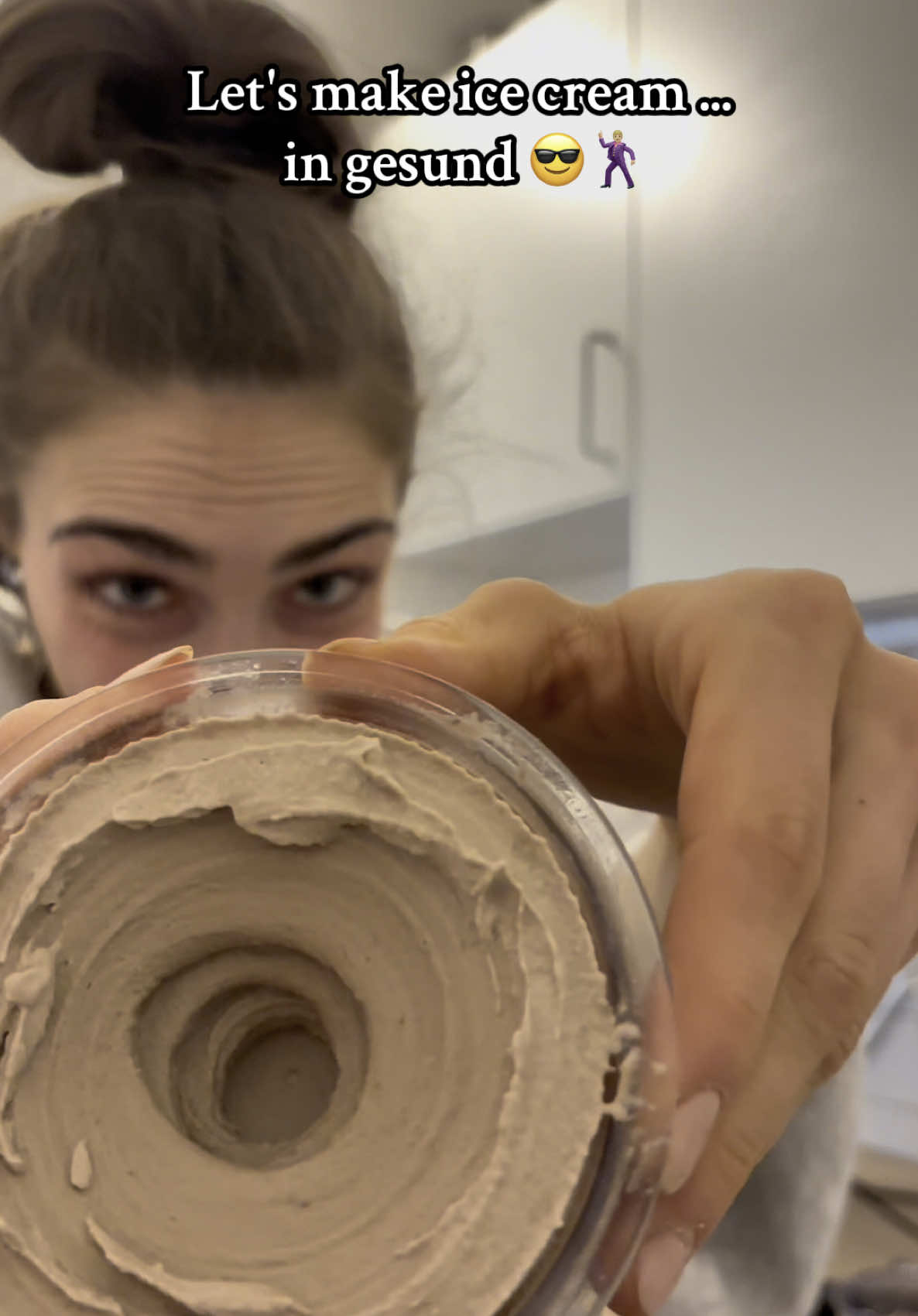 Hat einfach nur 3 Zutaten 🤩❤️❤️❤️ #highprotein #icecream #ninjacreami #fy #fyp #viral 