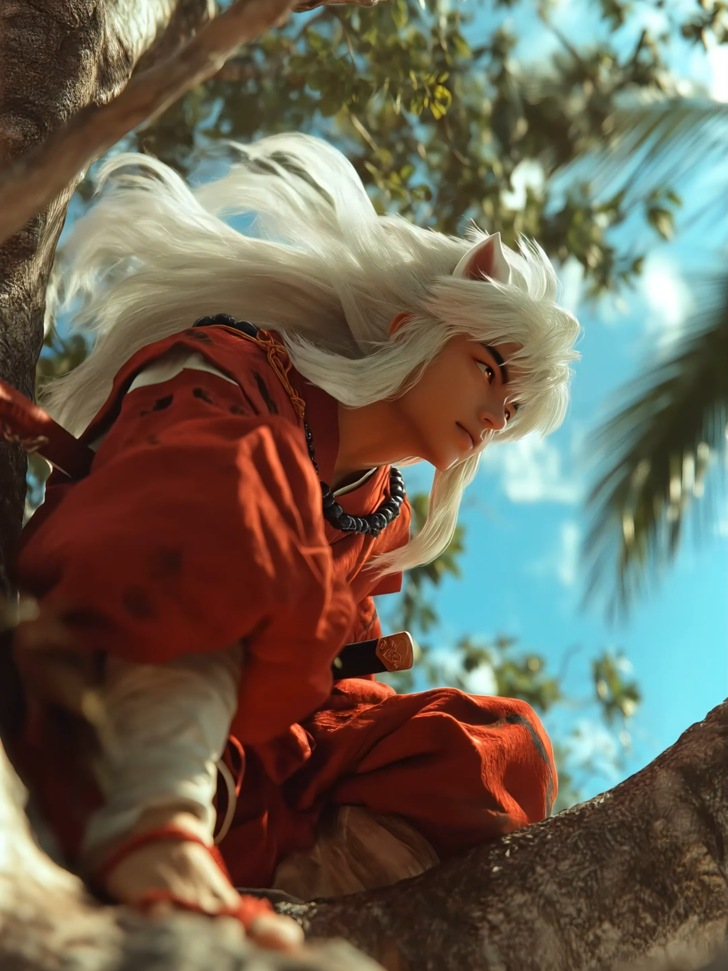 リアル犬夜叉 Inuyasha #妖怪 #aiart #midjourney #inuyasha