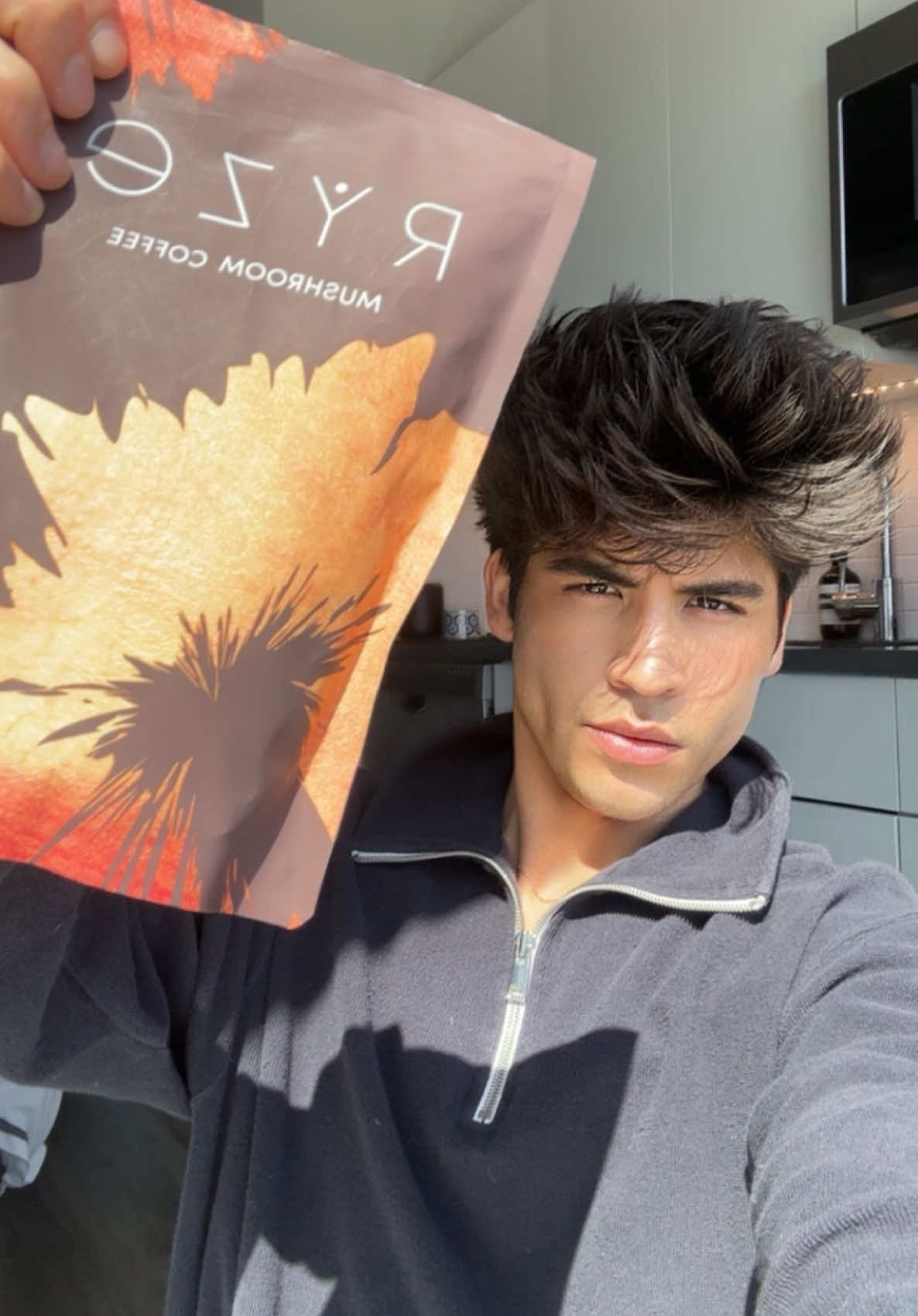 Would you try mushroom coffee? 😳🍄 use code: CRISTIANCAVAZOS15 for 15% off your order - link in bio 🔗☕️ @ryzesuperfoods   #ryzeaffiliate  