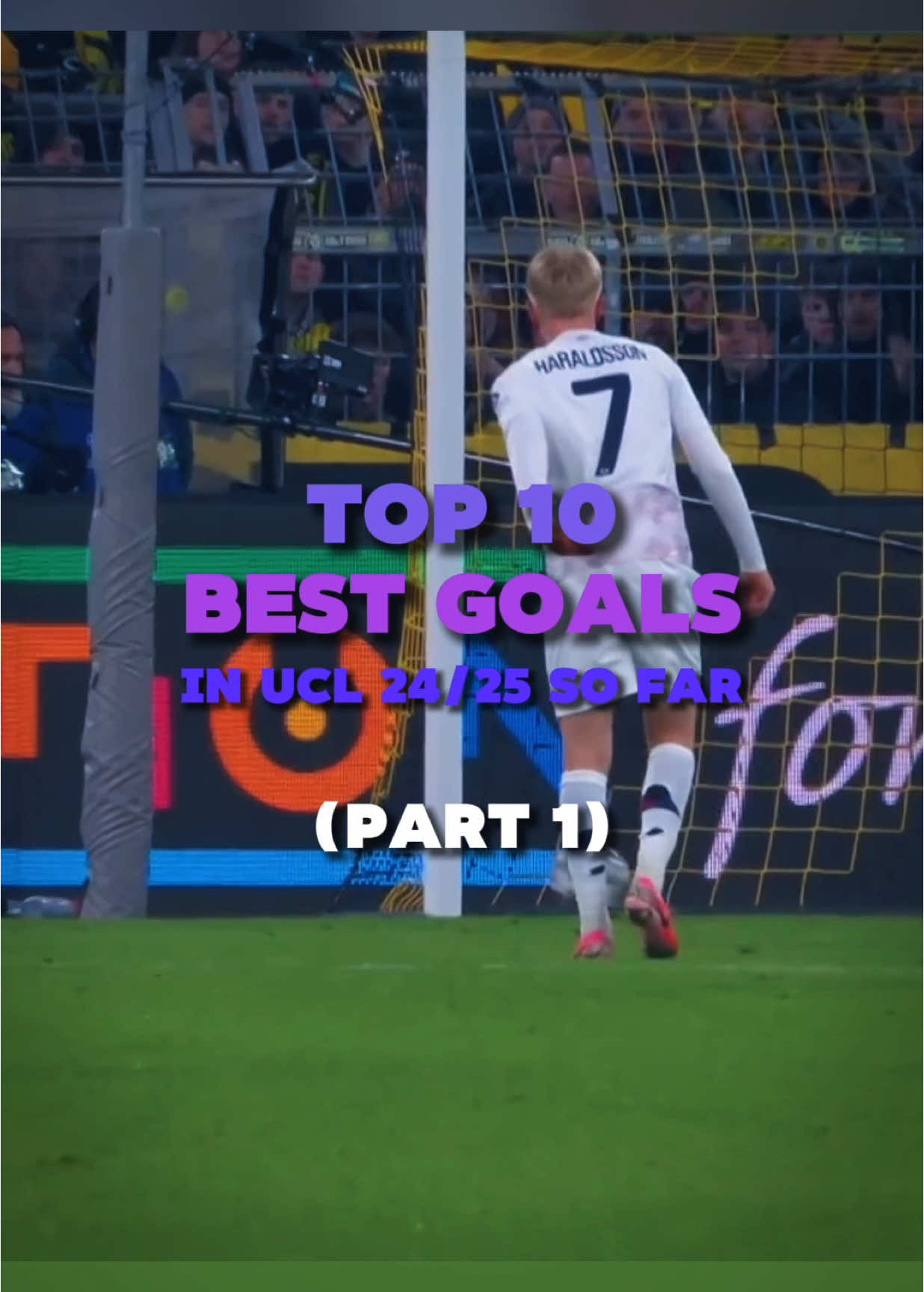 Top 10 Best Goals in UCL 24/25 so far 😍 #football #edit #goals #ucl #championsleague #top10 #yamal #rice #olise #haaland #lautaro #martinez