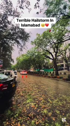 Terrible Hailstorm In Islamabad Today 🥺💔