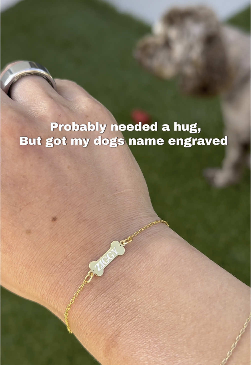 Our Dog bone bracelets 🐶 Perfect for all the dog moms #dogmom #doglover #dogs #dogsoftiktok #doglove 