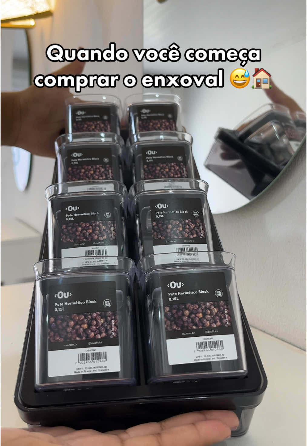 Tá babado viu kkkk  #enxoval #casanova #lar #portatempero #potes 