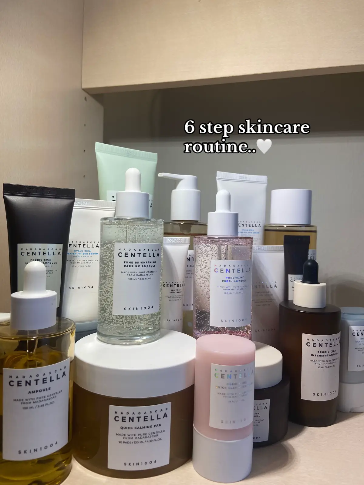 6 step skincare routine @SKIN1004 US #skincarerecommendations #ratingskincare #skin1004 #favoriteskincare #kbeauty #rollonbeauty #koreanskincare #skincareroutine #skincaremusthaves #fyp 