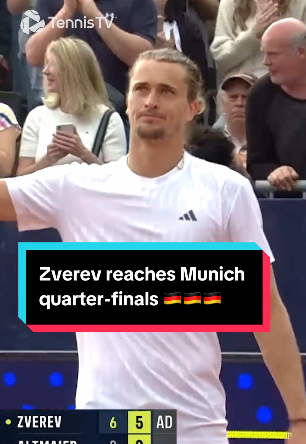 Efficient 🫡 #tennis #tennistv #atptour #zverev #altmaier 