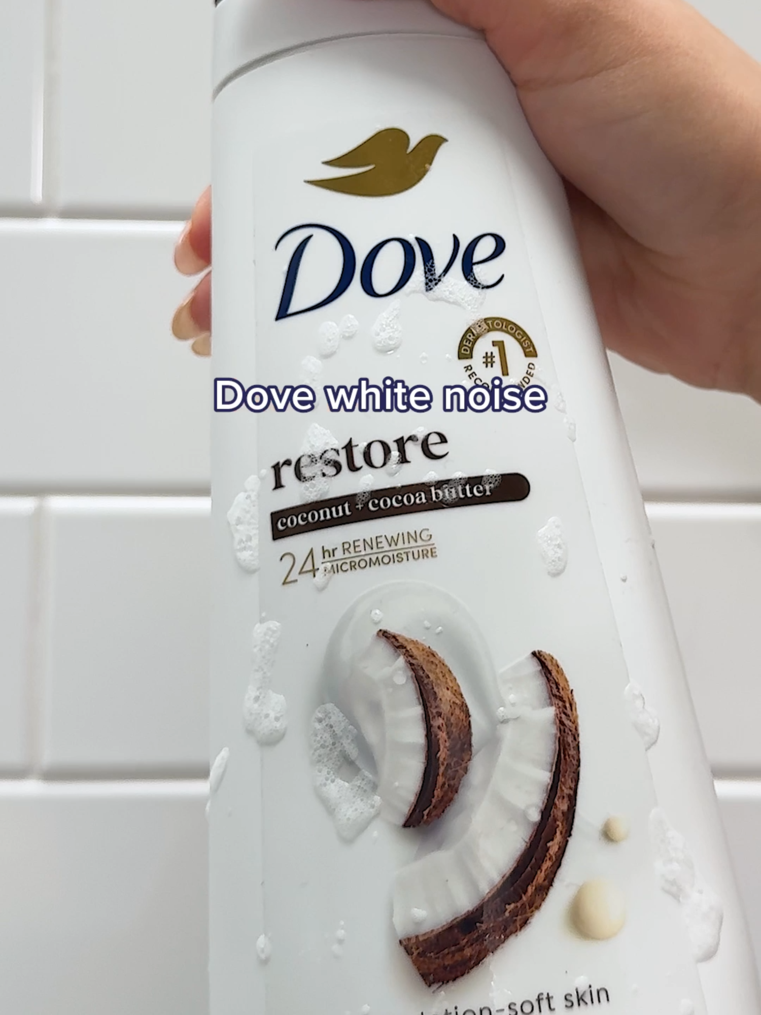Play this on repeat 🔁 #Dove #ASMR #ShowerTok