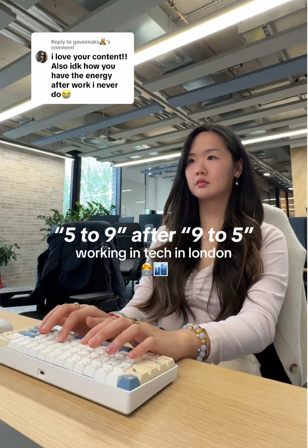 Replying to @gaveenaks🧸 my evening as a corporate girly 👩‍💼 @Healf kettle (EKG fellow) @Waterdrop Filters filter @Hello Klean shower filter #5to9 #5to9afterthe9to5 #9to5 #corporatelife #corporategirlies #diml #london #workingintech 