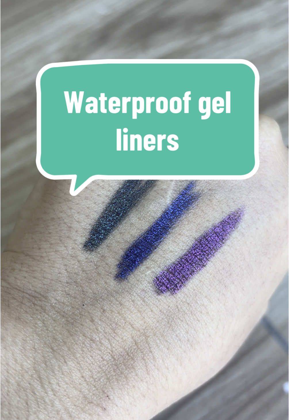 Testing out the waterproofness of these gel liners from colourpop! #waterproof #waterproofeyeliner #Eyeliner #makeup #coachella 
