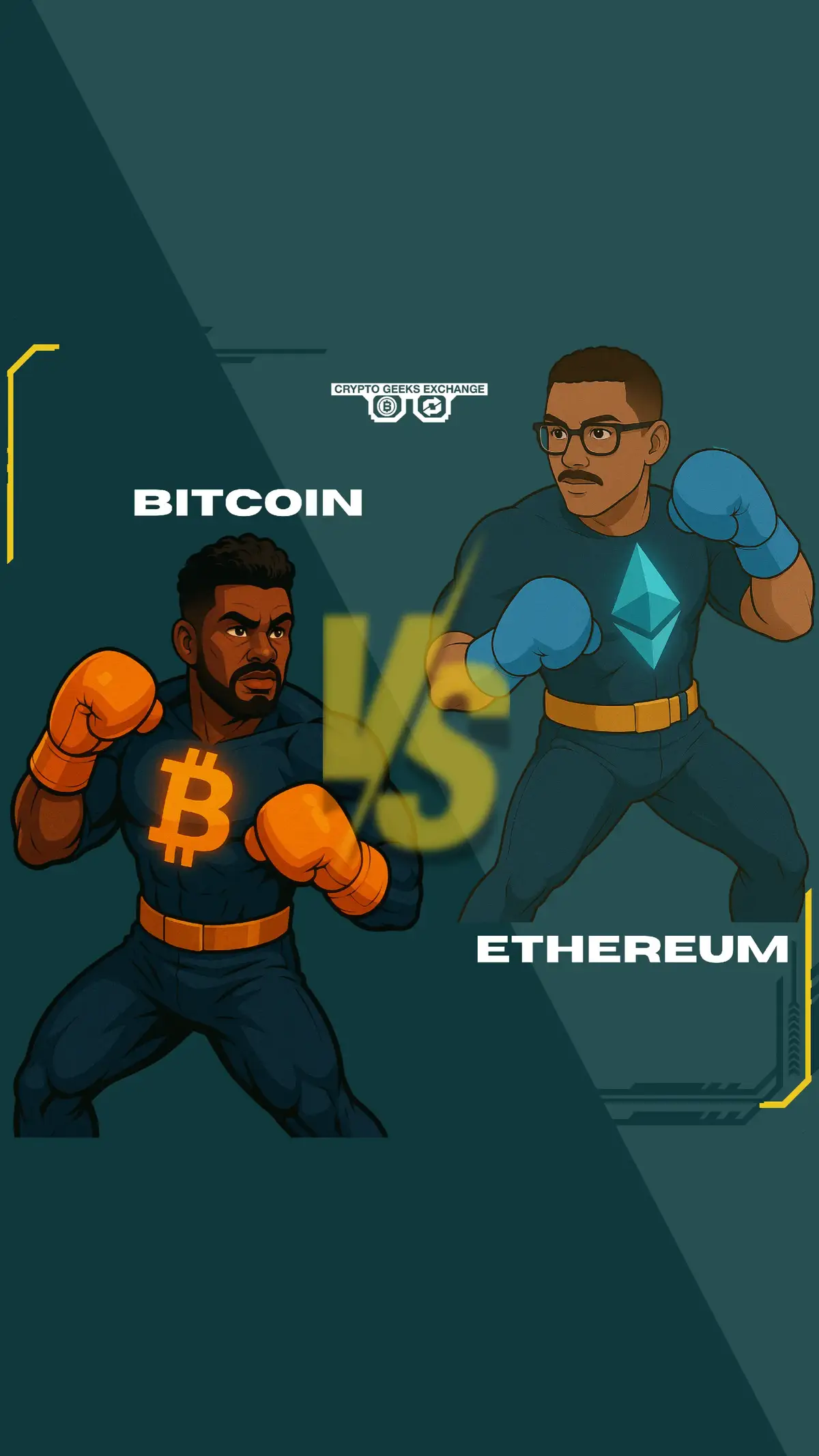𝐓𝐡𝐞 𝐁𝐫𝐚𝐢𝐧 𝐁𝐞𝐡𝐢𝐧𝐝 𝐭𝐡𝐞 𝐁𝐥𝐨𝐜𝐤𝐜𝐡𝐚𝐢𝐧 🥊 vs 𝐓𝐡𝐞 𝐎𝐫𝐢𝐠𝐢𝐧𝐚𝐥 𝐎𝐆 𝐨𝐟 𝐂𝐫𝐲𝐩𝐭𝐨🥊 𝐖𝐢𝐞 𝐢𝐬 𝐮𝐰 𝐤𝐚𝐦𝐩𝐢𝐨𝐞𝐧? 🟠 #TeamBitcoin of 🔷 #TeamEthereum? 📍Powered by 𝐂𝐫𝐲𝐩𝐭𝐨 𝐆𝐞𝐞𝐤𝐬 𝐄𝐱𝐜𝐡𝐚𝐧𝐠𝐞 #blockchain #paramaribo  #suriname  #cryptogeeksexchange #cryptocurrency #bitcoin #ethereum #battle #winner