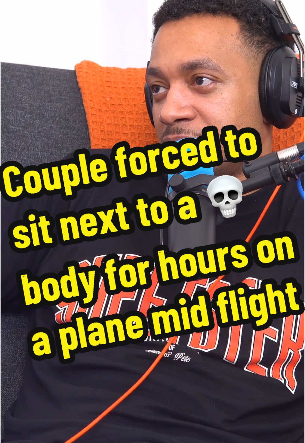 Couple forced to sit next to a 💀body on a plane mid flight #funny #humor #plane #airport #laugh #fyp 