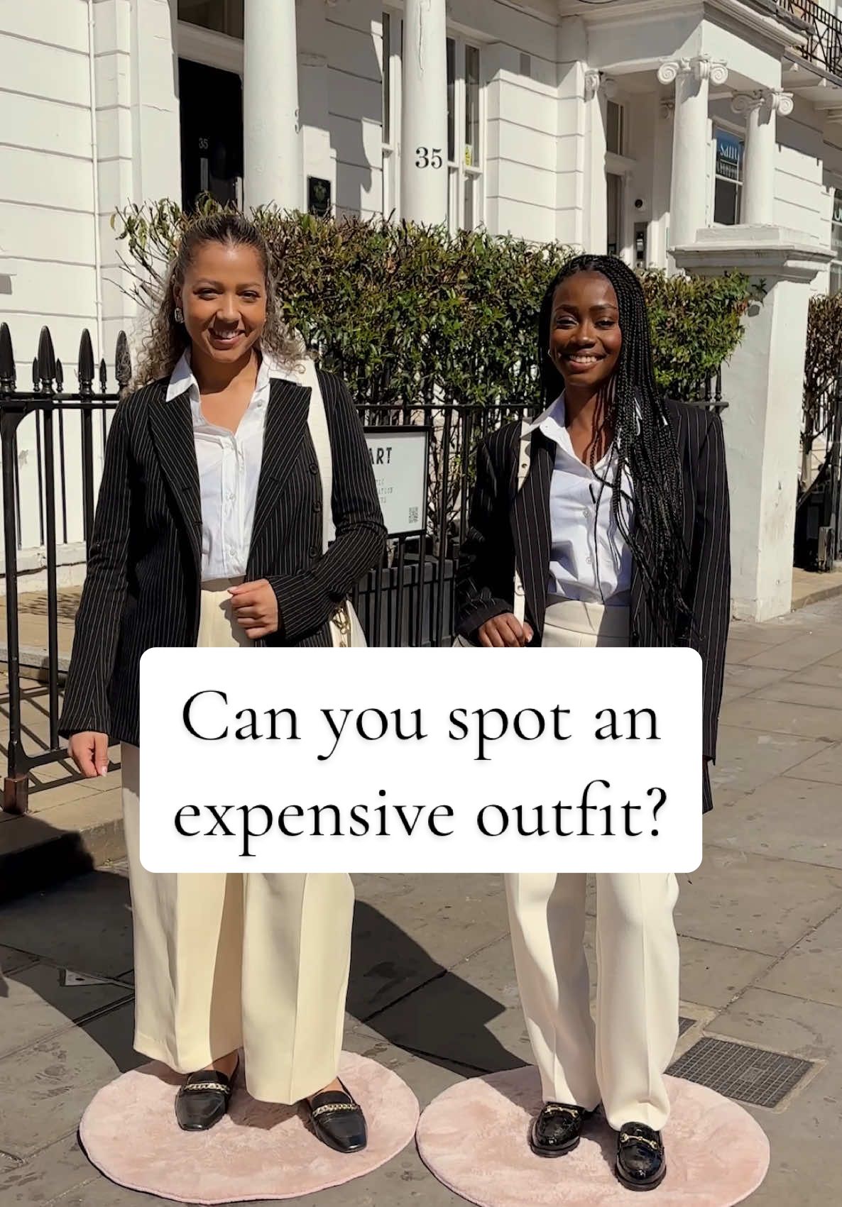 Nothing beats that feeling of finding THE second hand gem 😍 but can the public tell the difference between a designer outfit costing almost £5000 and a pre-loved outfit from Barnado’s 💚  #TikTokFashion #spring #springfashion #OOTD #outfitinspo #designer #highstreet #guessinggame #streetinterview #minimic 