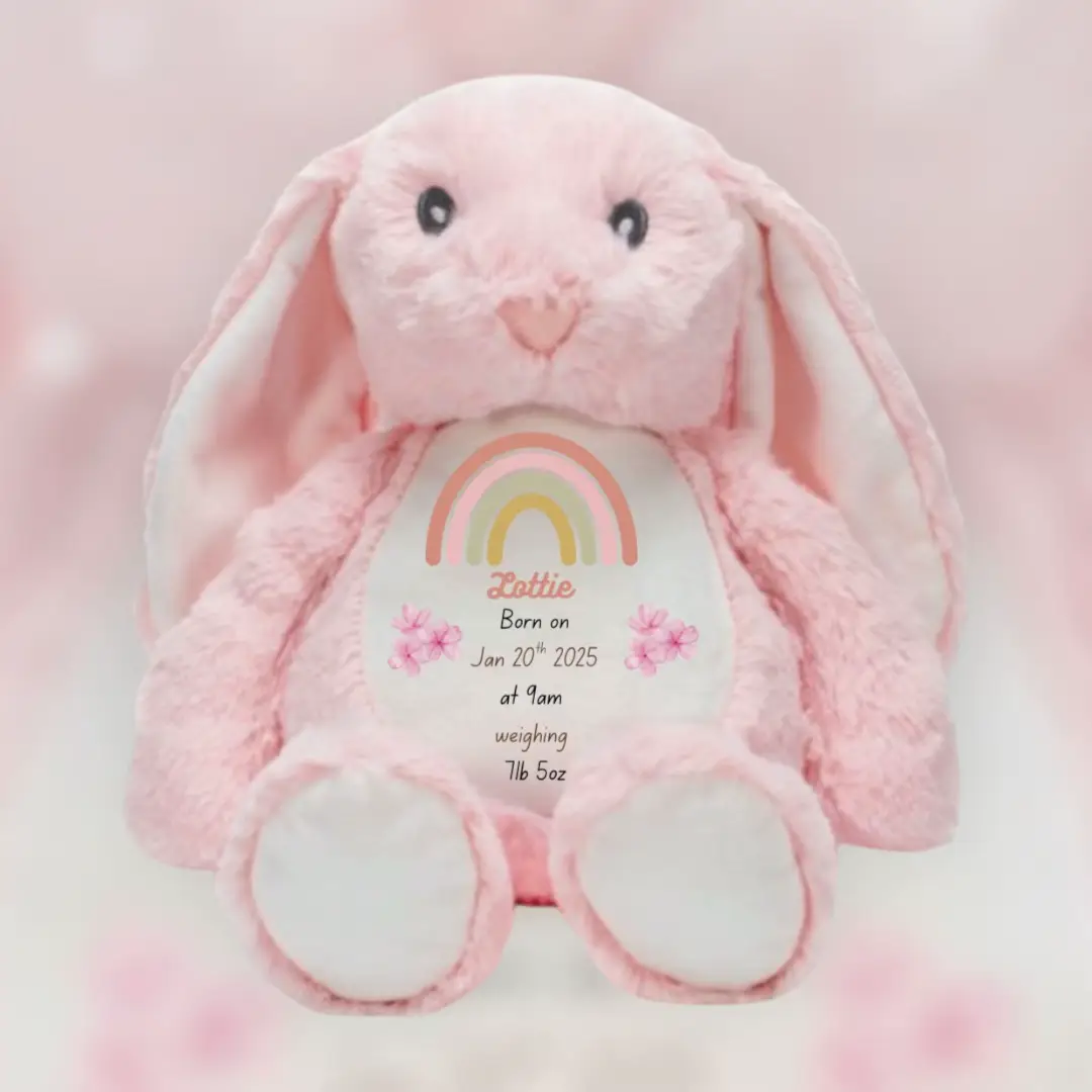 Shop our gorgeous new plushies ❤️ bunnies, bears, puppy’s and lots more to chooose from. Link in bio to order #plushies #plushtoys #linkinbio #plushie #personalisedbunnies #personalisedpuppy 