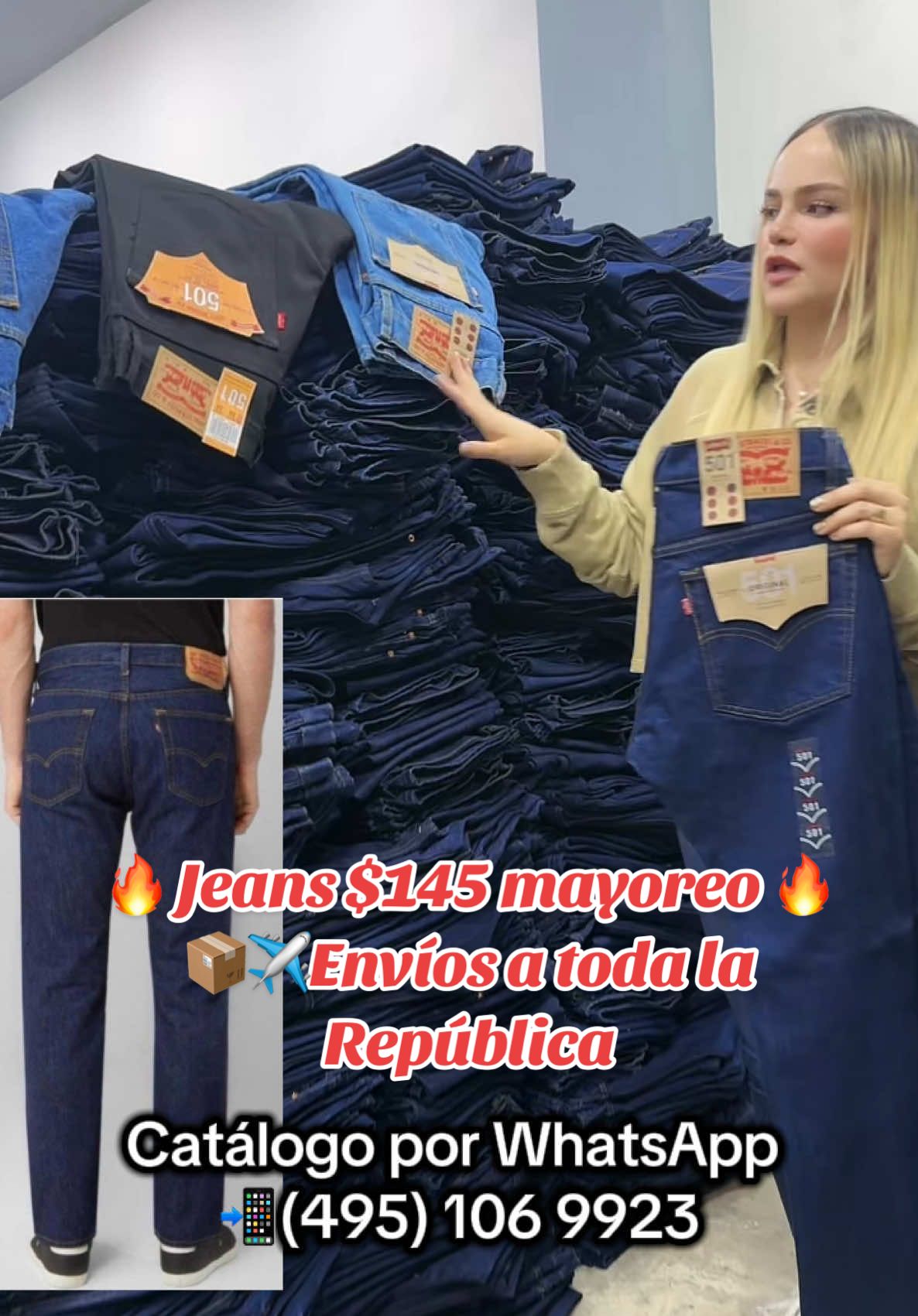 🔥🔥Jeans corte bota 🔥🔥 🔴$145 a partir de 6 paquetes 🔴 $155 a partir de 1 paquete  📈💰Duplica tus ganancias, somos fabricantes. Manejamos precios especiales a mayoristas Solicita catálogo por WhatsApp 👇🏻 📲(495) 106 9923  📦✈️Realizamos envíos a toda la República  📍Visitanos en Villa Hidalgo Jalisco. Prol. Durango local 8 y 9  #jeans #denim #pantalon #mayoreo #emprendimiento #envios #villahidalgojalisco #ventasonline #ventas 