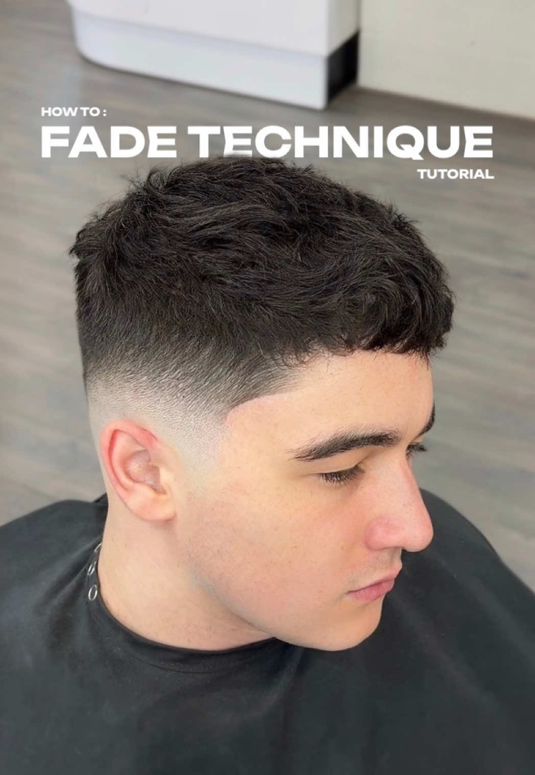 My Fade Technique Tutorial ✂️ Styled using @House Of Waxx Styling Powder 🌫️ #barber #hairtutorial #menshair #barbertutorial #midfadetutorial #hairideas #barberprocess #fadetutorial #haircut 