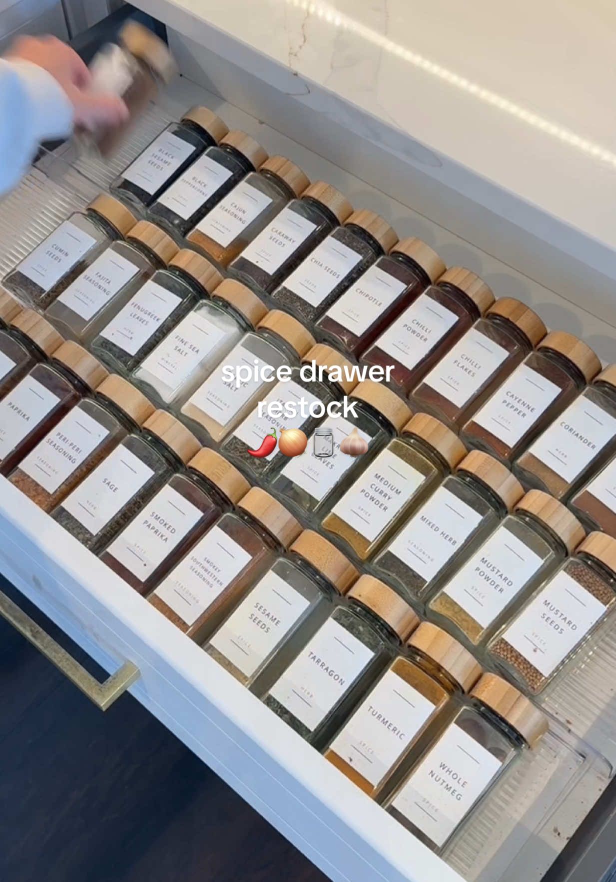 Spice drawer restock and clean UK version 🌶️🧄🫙🧅 Go give Tom a follow - @ThePizzaClubNW 💕🍕 #cleanwithme #restock #clean #spicedrawer #spicedrawerorganization #kitchen #kitchenorganization #kitchenorganisation #fridgerestock #fridgeorganization #fridgeorganisation #fridgegoals #fridgecleaning #restockvideo #restockwithme #stockmyfridge #pantry #pantryrestock #pantryorganization #pantrygoals #pantrytransformation #pantryorganisation #organize #organizedhome #organisation #organizingtiktok #CleanTok #clean #cleanwithme #cleaning #cleaningtiktok #cleaningmotivation #cleaninghacks #newhome #housesoftiktok #interiordesign #homedecor #newhome #firsthome   
