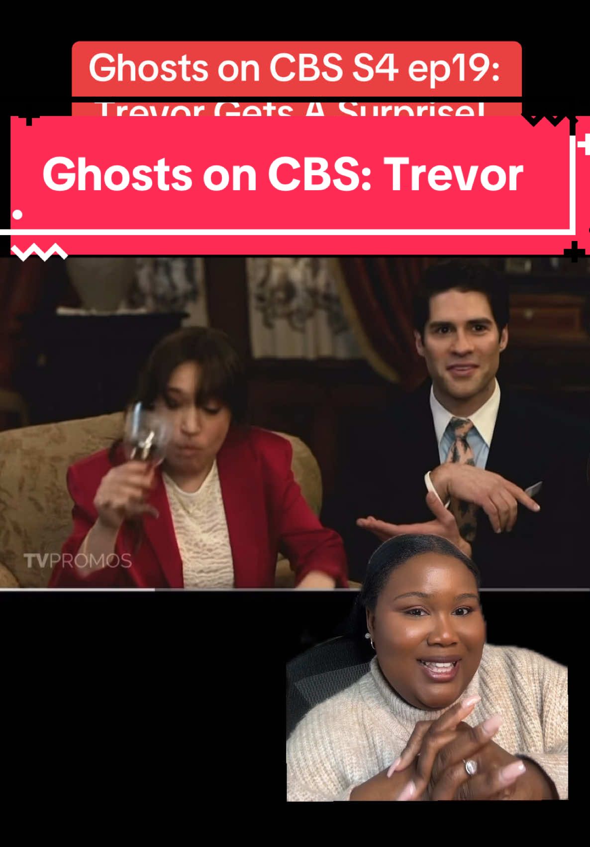 Will you tune in for the next episode of ghosts on CBS? @CBS @GHOSTS 👻 #ghostscbs #cbsghosts #ghoststrevor #cbsghoststrevor #ghoststvshow #tvtok #tvshow #tvreaction #commentary #fyp #greenscreen 
