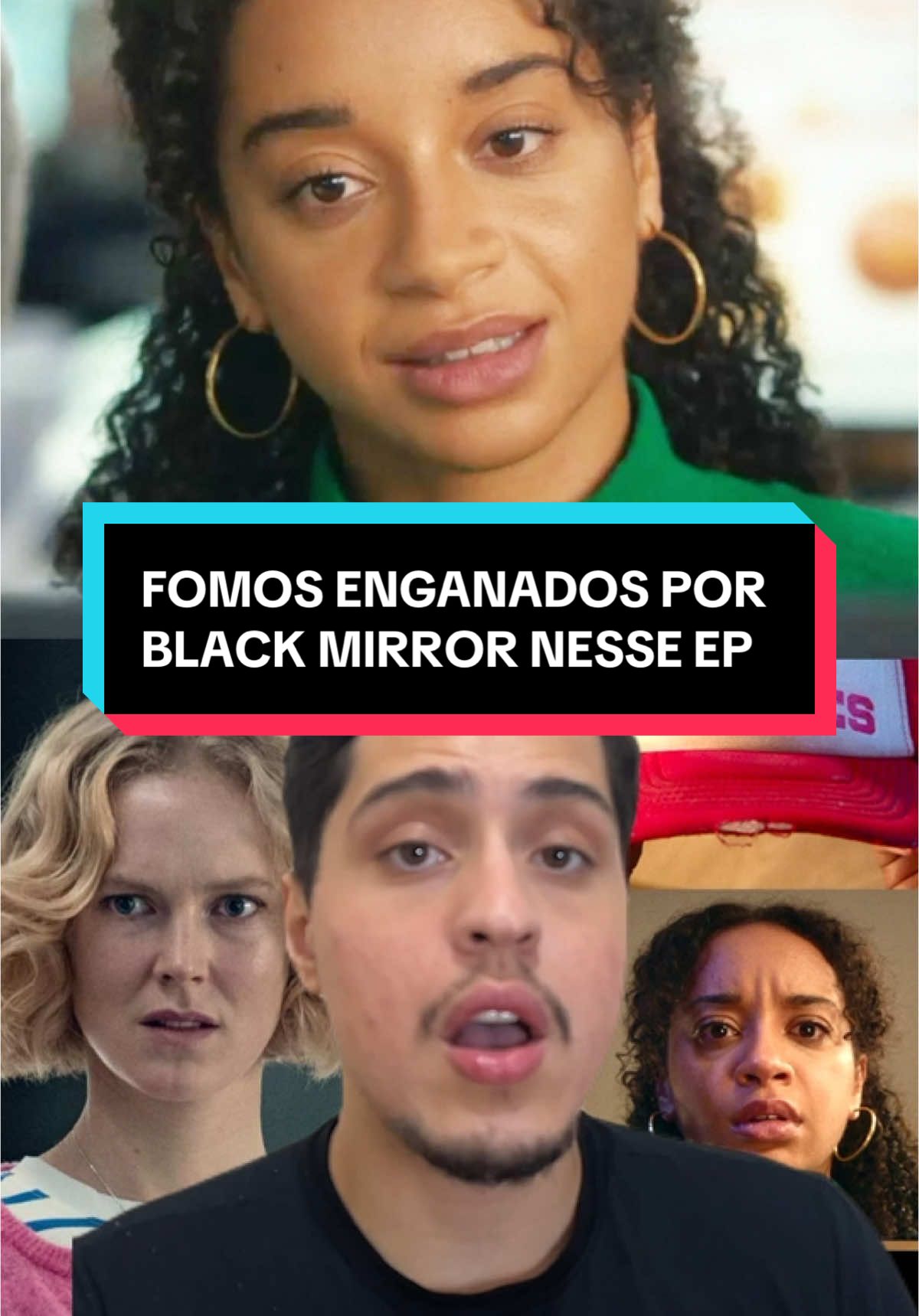 Fomos enganados por #BlackMirror nesse episódio Bete Noire da 7ªTemporada! Os bonés trocados de Barnies pra Bernies me pegaram de jeito! #IndicaçãoDeSéries #SériesNetflix #TikTokMeFezAssistir