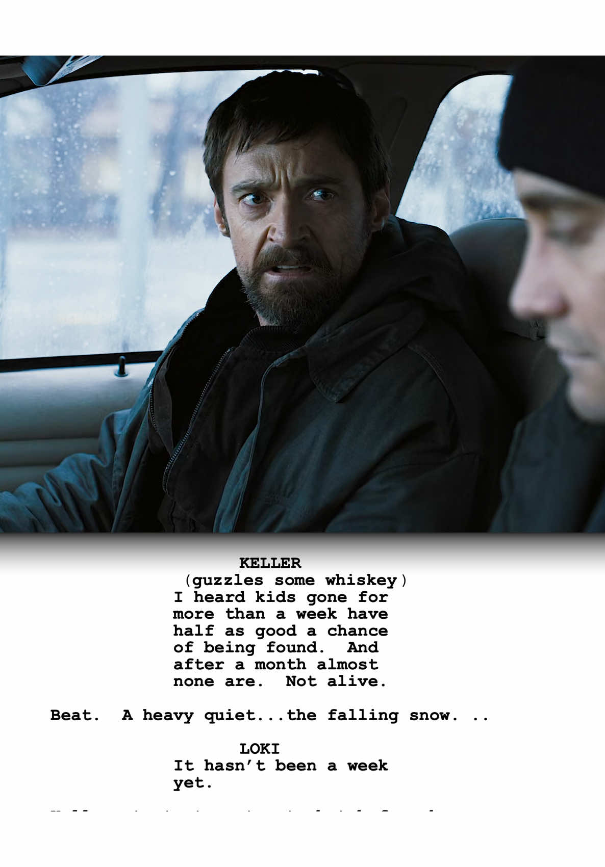 Hugh Jackman improvised this entire rage-filled breakdown in ‘Prisoners’ 🎥 • Directed by: Dennis Villeneuve • Written by: Aaron Guzikowski #screenplayed #prisoners #hughjackman #jakegyllenhaal #denisvilleneuve #screenwriting #filmmaking #director #actor #actress #movies #film #cinema #behindthescenes #acting