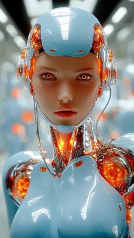 Welcome to the future. 🤖✨ #aiart #androidgirl #futuristic #cyberpunk #robotics 