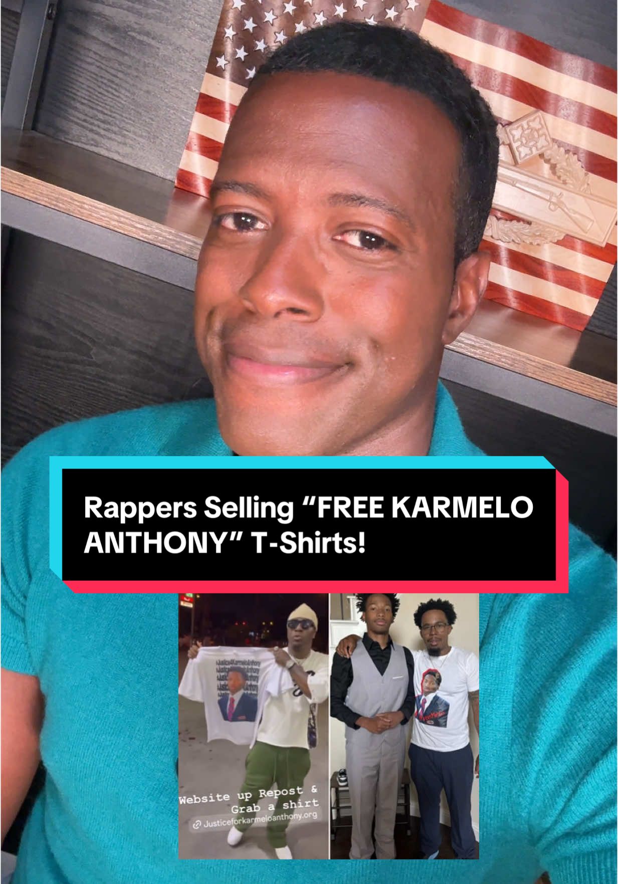 Rappers Selling “FREE KARMELO ANTHONY” T-Shirts! #karmeloanthony #austinmetcalf #crime