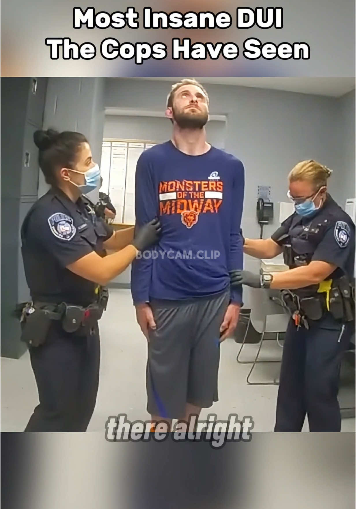 Replying to @FIRE CLIPS The man is brought back to the police station where he is asked to perform field sobriety tests. He has a hard time standing up straight and continues to say “yes sir” to the female cops. What do you think happened to him? #bodycamera #copcam #fypツ #duiarrest 
