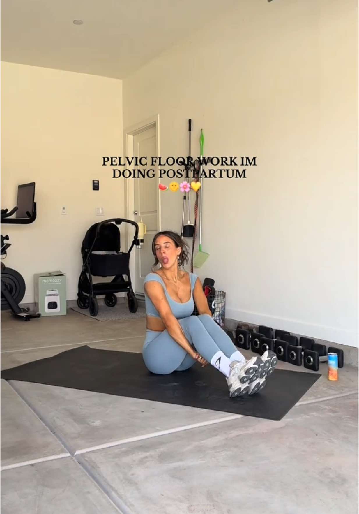 The most important thing while trying to activate your public floor is making sure you are breathing correctly, no flared rib cage, and activating your pelvic floor correctly!!! ( think of almost tucking your croch in and up or sucking it in lol)  This is something I’ve had to learn over the last nine months and it’s something that I’m continuing to strive to get better at! A lot more public floor and core work coming your way postpartum 🫶🏽☁️🩷  ##Fitness##PelvicFloor##PelvicFloorWork##Postpartum##postpartumjourney ##corestrength##workoutroutine##postpartumbody
