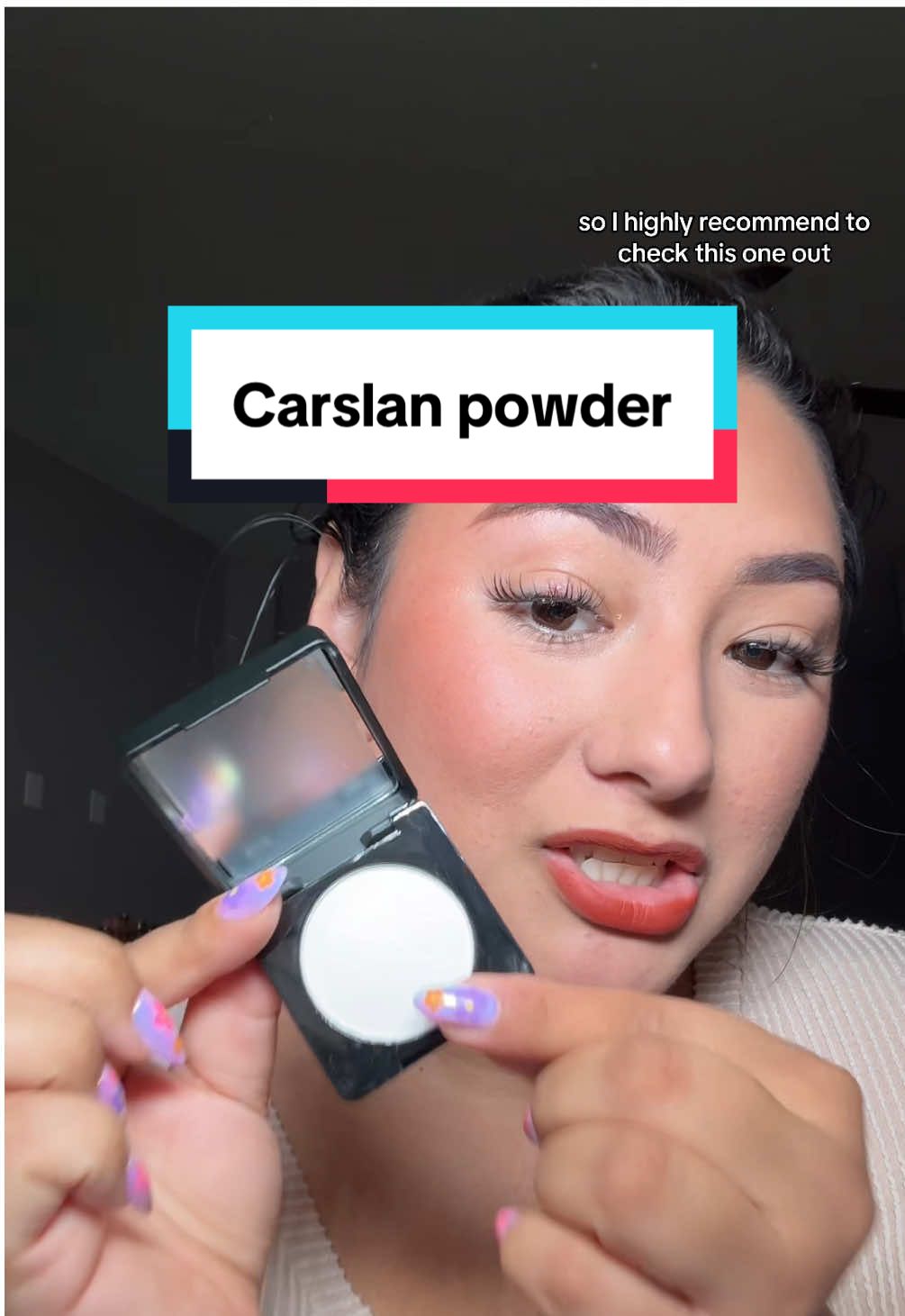 Long lasting makeup powder #blurringpowder #settingpowder #waterproofpowder #longlastingmakeup #summermakeup @carslan_us 