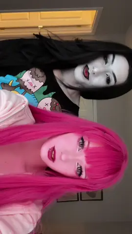 #BUBBLINE cosplaying ramona tomorrow with @gus and @t.rexc○s as scott and wallace i’m so excited!!! #adventuretime#bubblinecosplay#princessbubblegum#marceline#princessbubblegumcosplay#marcelinecosplay#adventuretimecosplay#cosplay#fyp