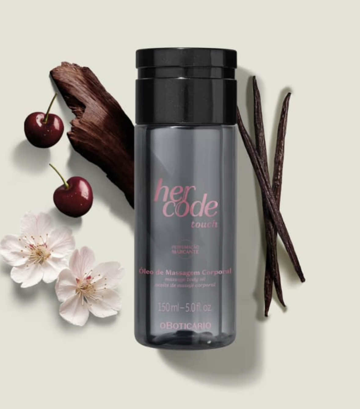 Lançamento HER CODE TOUCH ÓLEO PARA MASSAGEM ❤️‍🔥