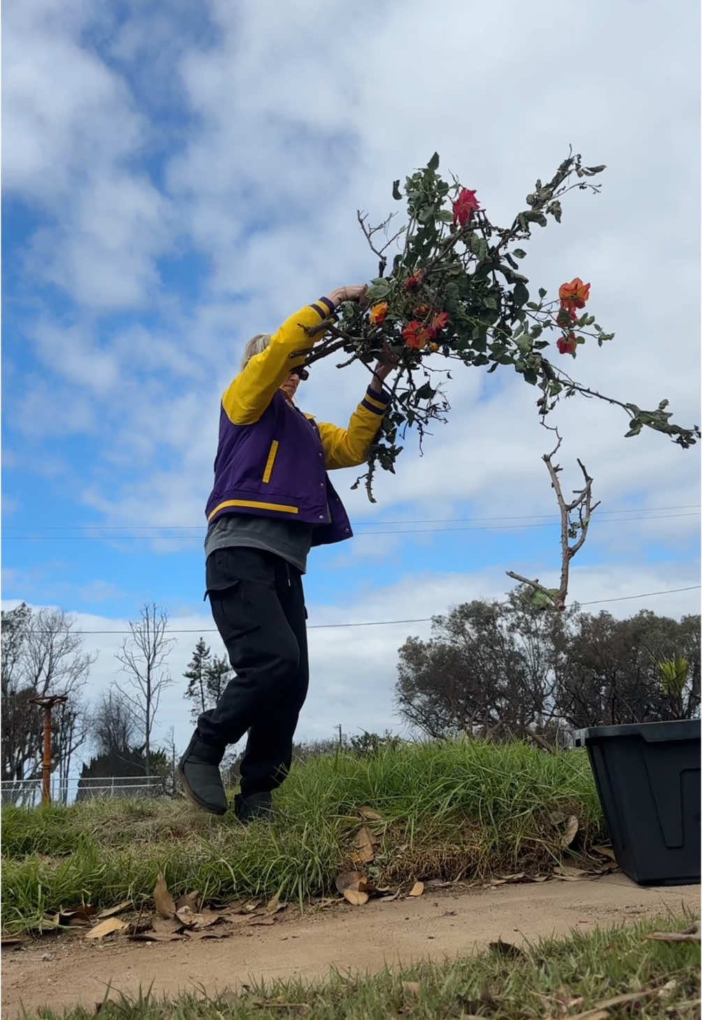 We stop to smell the roses 