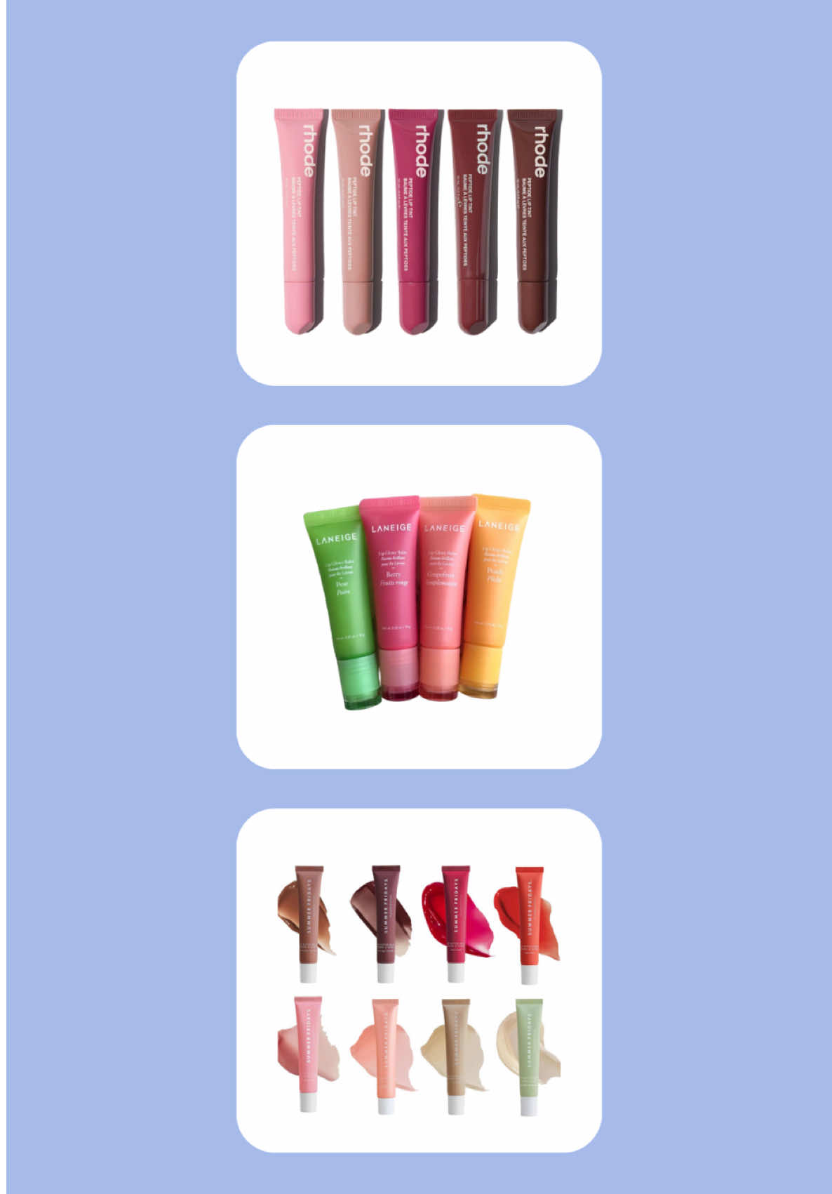 What lip balm do you prefer? 🫣🫣 Just a girl who does not want to spend her money! Laneige, Rhode Peptide Lip Treatment, or Summer Fridays? #lipbalm #laneige #rhode #summerfridays #lipcare 