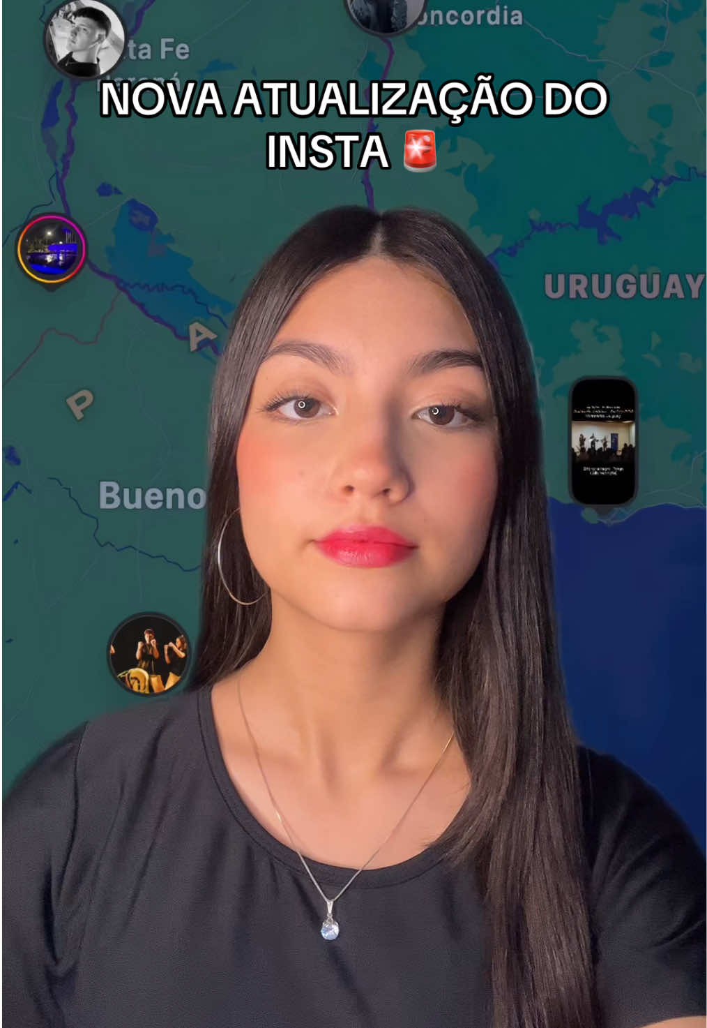 O que acharam do mapa de amigos? | nova atualização do insta vai mostrar a sua localização! 😱 #atualização #fyp #curiosidades #insta 