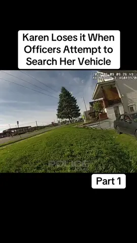 Karen Loses it When Officers Attempt to Search Her Vehicle #police #copsoftiktok #cops #policeofficer 