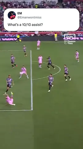 Everything about this is just 10/10 😮‍💨 The initial pass from Messi, the assist for the goal ... doesn’t get better than this 🔥 #football #soccer #messi #intermiami #MLS #argentina #barcelona #lionelmessi #goalusa #footballtiktok #soccertiktok