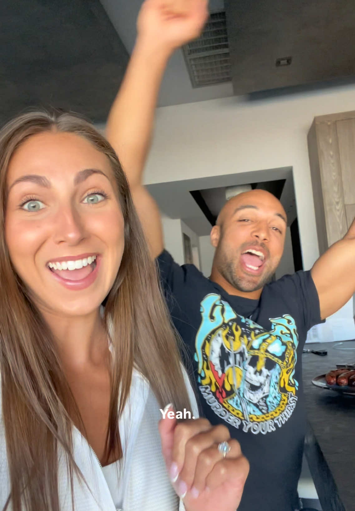 When your husband’s a football player, he wants to test your 40😂This video is chaotic but i got so much better!!! @Austin Ekeler #40yarddash #training 