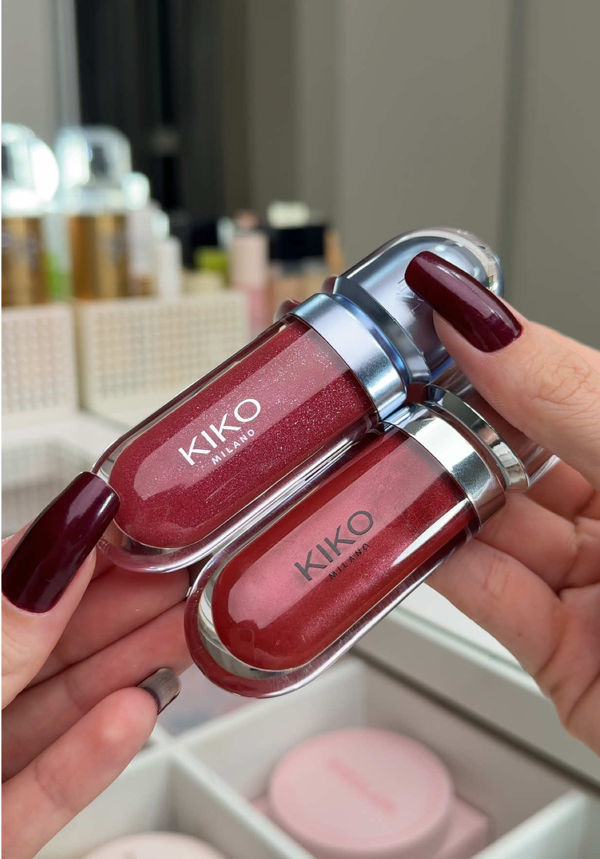 New favorites 🌹❤️‍🔥💋 @KIKO Milano #gloss #lipgloss #kikomilano #kikomilanolipgloss #makeup #maquiagem #glossylips #glossy 