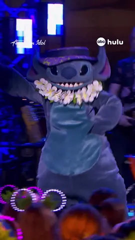 Mahalo, Stitch! 💙 #AmericanIdol #DisneyAulani