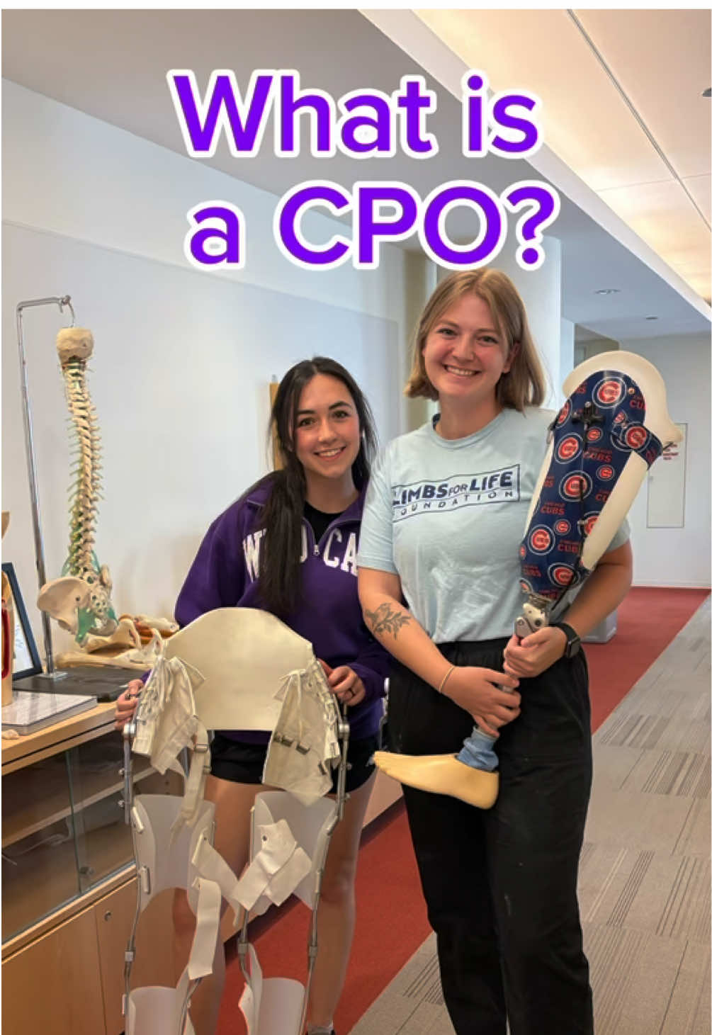 What to learn more about prosthetics and orthotics? We asked MPO26 about what a Certified Prosthetist Orthotist is and how to become one and here is what they said!  #mastersdegree #student #prosthetics #orthotics #fyp #chicago #whatispop #cpo 