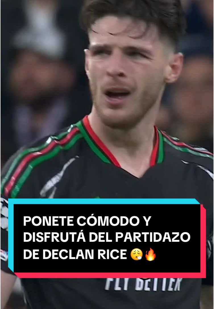 ¡UN EXHIBICIÓN DE FÚTBOL! 😮‍💨🍚 No habrán sido dos GOLAZOS de tiro libre, pero Declan #Rice jugó un PARTIDAZO en la vuelta ante #RealMadrid 🔥⚽️ ▶️ Más #ChampionsLeague en #DisneyPlus  #TikTokDeportes #Arsenal #UCL #Futbol