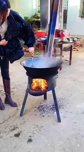 Bếp Củi Thông Minh Đốt Không Khói Kèm Phụ Kiện#thinhhanh #giadungtienich #xuhuong 