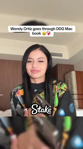 Wendy Ortiz goes through DDG Mac book 😩❤️‍🩹#fyp #wendyortiz #ddg 