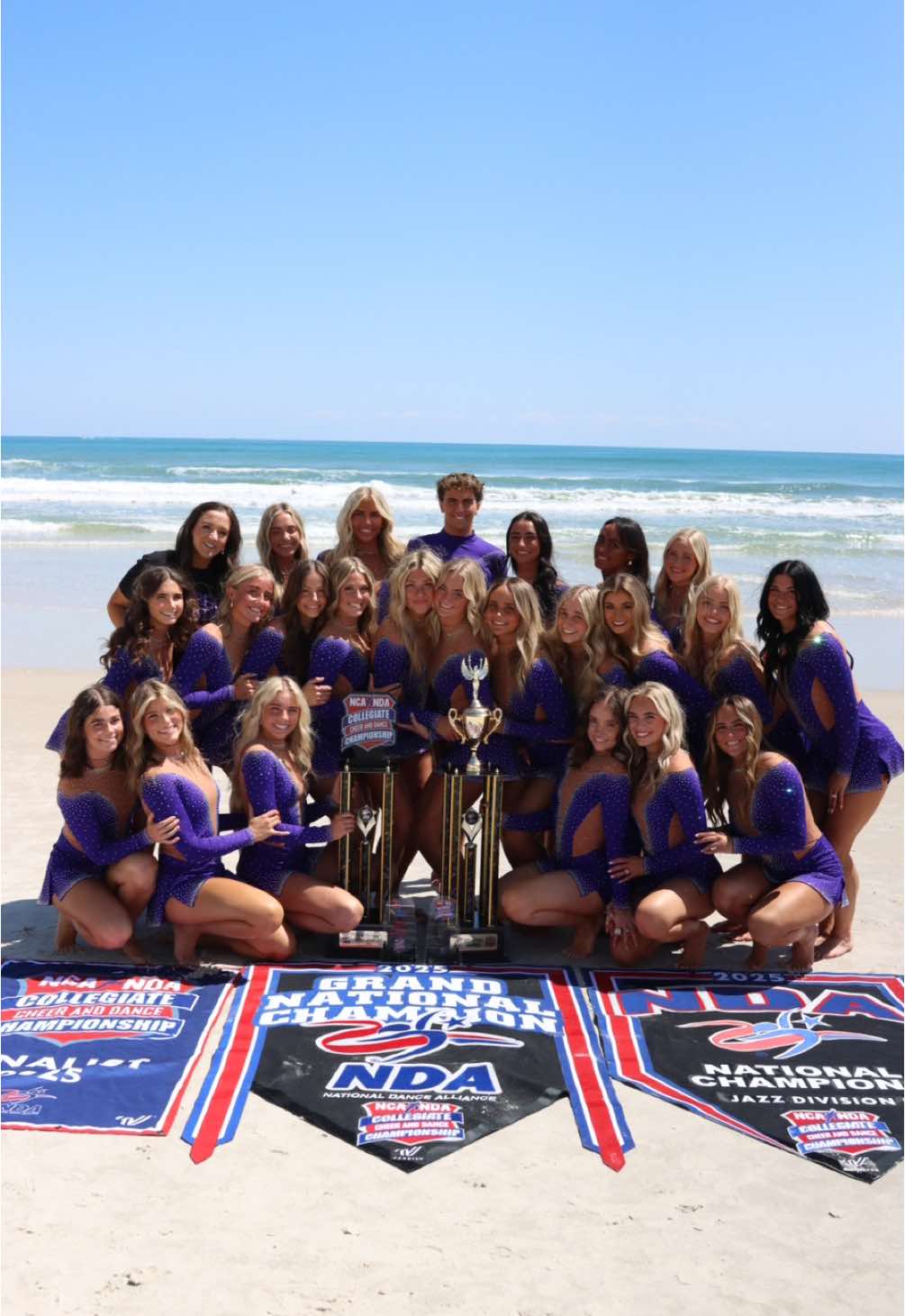 2025 D1 & GRAND JAZZ NATIONAL CHAMPIONS 🏆💜 Music: Purple Rain Choreography: @Tessandra Chavez (assisted by @MatthewKubitz ) Costume: @Rebel Athletic Dance  We are SO honored to have received the highest score of the entire competition with a score of 98!!! 🫶🏻✨ This dance is so special and something we will hold close to us forever. We were able to dedicate this dance to one of our dancers moms who is currently battling cancer — we love you so much!  A HUGE thank you to Tessandra & Matthew for the amazing routine you set on us! We feel so lucky to have been able to work with you guys — truly the most amazing people <<3  Another BIG thank you to our amazing coach Erica for always believing in us & for doing what’s best for the team! There is truly no one like Erica! She is always our biggest cheerleader, is so uplifting & has completely changed the trajectory of this program. None of this would be possible without you and we are so grateful!  Lastly, thank you to our families, friends, alumni & to everyone who has supported us this year! We have felt all the love and support & couldn’t do what we do without you! This one is for every past, current, and future WSDT member — WE DID IT! 🥇💍💜 #jazz #jazzdance #dance #dancer #dancing #dancers #danceteam #team #nda #ndanationals #nationals #college #collegedance #collegedanceteam #daytona #slaytona #bandshell #contemporary #lyrical #champion #winners #wsdt #cats #catpack #wsu #grandchamp