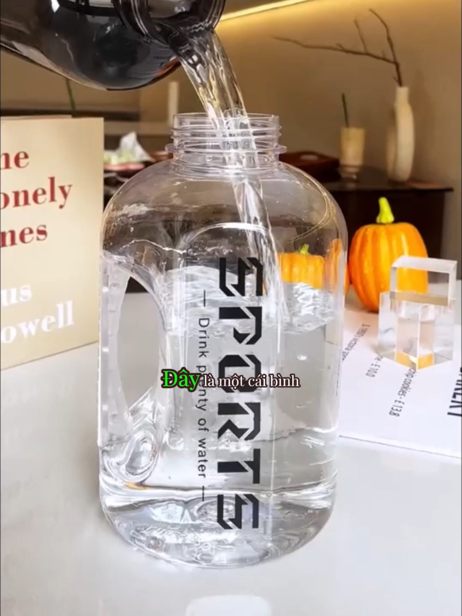 Bình đựng nước thể thao, tập gym chịu nhiệt độ cao SOIKA dung tích 1.7L và 2.7L #review #binhnuoctapgym
