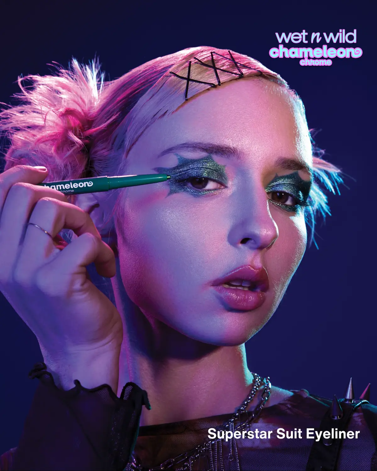 Superstar Suit Eyeliner & Electric Prism Eyeliner from the Chameleon Chrome collection are an absolute must-have for any show-stopping festival look 💥🎶 ⁠ ⁠ Which shade would be essential for your festival glam? 🥰⁠ ⁠ Shop the Chameleon Chrome collection online & in-store @walmart @target @walgreens @cvs_pharamacy⁠ Online only: wetnwildbeauty.com @amazon
