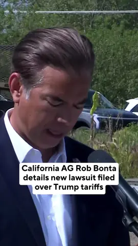 California Attorney General Rob Bonta laid out the state’s argument for suing the Trump administration over tariffs on U.S. trading partners at a press conference outlining the state's latest lawsuit on Wednesday. Bonta says the lawsuit, which will be filed in the U.S. District Court for the Northern District of California, will argue that Trump’s use of the International Emergency Economic Powers Act to impose tariffs on Mexico, Canada and China is unlawful and requires approval from Congress. The lawsuit directly challenges Trump's stated justifications for increasing tariffs, including that they are designed to spur U.S. manufacturing and stop the flow of illicit fentanyl into the country.#tariffs #trump #newsom #bonta 
