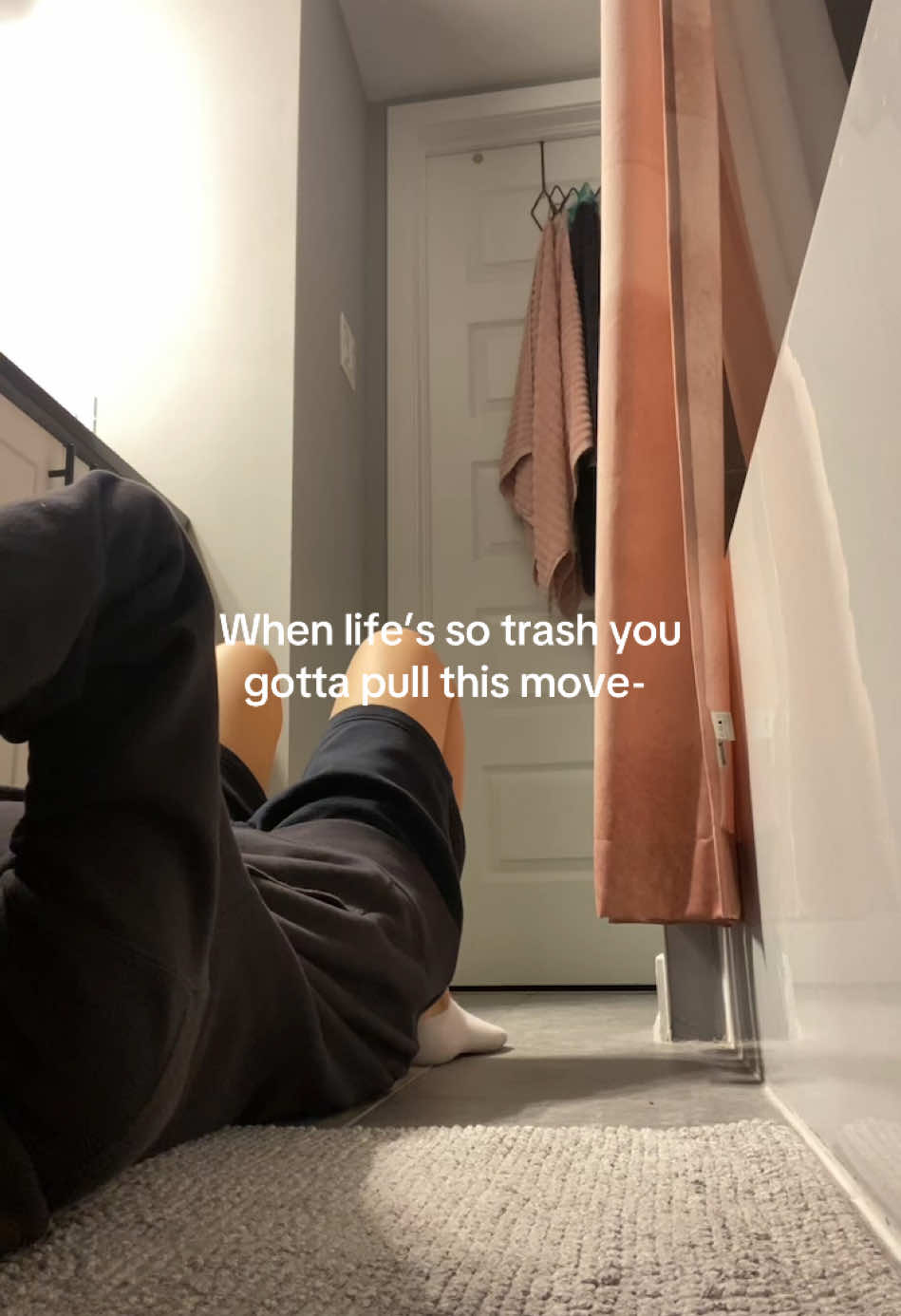 Laying on the floor is peak 