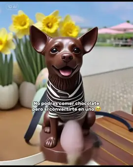 Nuevo filtro de chocolate 😍. #varianteia #chocolate #mascota #filtroia #ia 